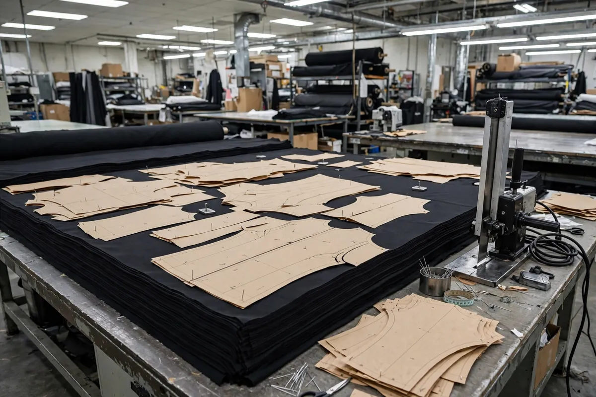 Precision fabric cutting